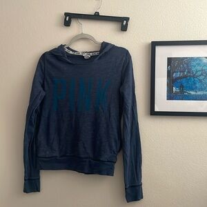 Blue PINK Hoodie by Victoria's Secret